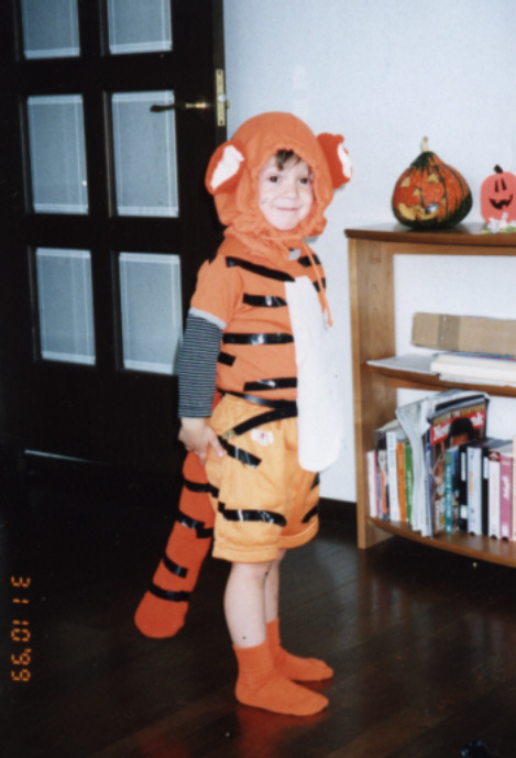 Theo on halloween 1999