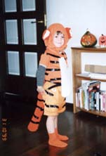 Theo as Tigger